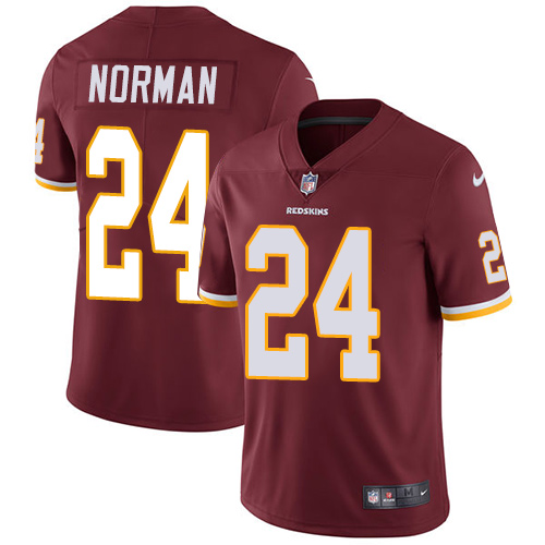 Nike Redskins #24 Josh Norman Burgundy Red Team Color Youth Stitched NFL Vapor Untouchable Limited Jersey